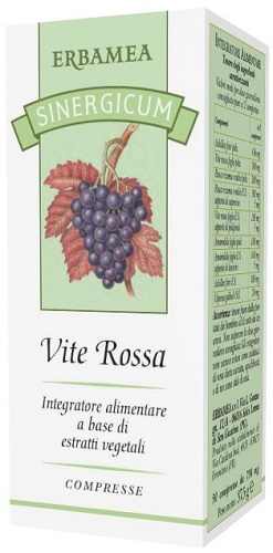 SINERGICUM VITE ROSSA 50 COMPRESSE - FarmaLucia