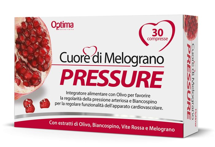 CUORE DI MELOGRANO PRESSURE 30 COMPRESSE 1 G - FarmaLucia