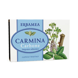 CARMINA CARBONE 24 CAPSULE VEGETALI 12 G - FarmaLucia