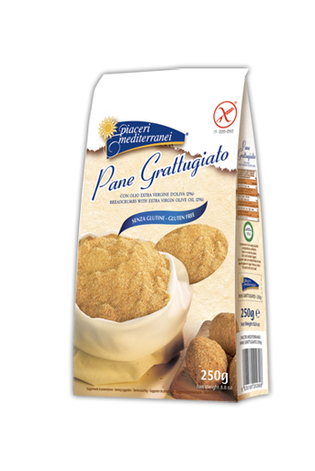 PIACERI MEDITERRANEI PANE GRATTUGIATO SENZA GLUTINE 250 G - FarmaLucia