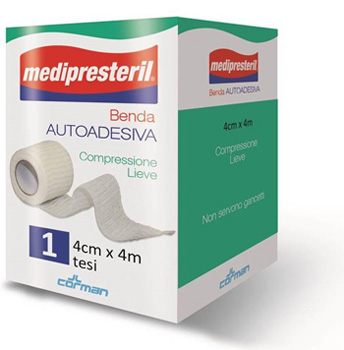 BENDA ADESIVA MEDIPRESTERIL 4X400CM - FarmaLucia