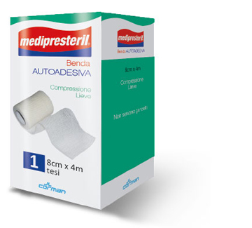 BENDA ADESIVA MEDIPRESTERIL 8X400 CM - FarmaLucia