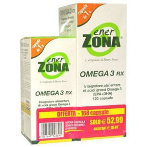 ENERZONA OMEGA 3 RX 120+48 CAPSULE OFFERTA CONVENIENZA - FarmaLucia