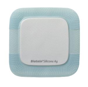 MEDICAZIONE BIATAIN IN SCHIUMA DI POLIURETANO A RILASCIO DI ARGENTO CON BORDO ADESIVO IN SILICONE 7,5X7,5 CM 5 PEZZI - FarmaLucia