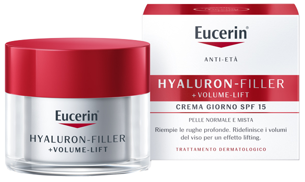 EUCERIN HYALURON FILLER VOLUME GIORNO PELLE NORMALE MISTA 50 ML - FarmaLucia