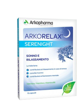ARKORELAX SERENIGHT 15 CAPSULE - FarmaLucia