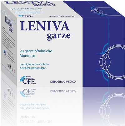 LENIVA GARZE OFTALMICHE 20 PEZZI - FarmaLucia