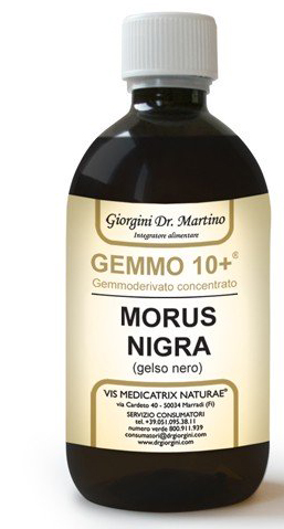 GEMMO 10+ GELSO NERO 500 ML LIQUIDO ANALCOLICO - FarmaLucia