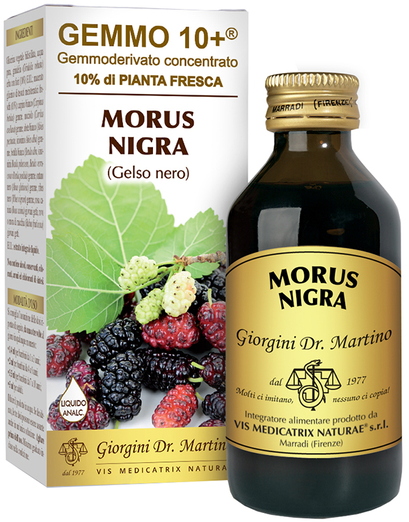 GEMMO 10+ GELSO NERO 100 ML LIQUIDO ANALCOLICO - FarmaLucia