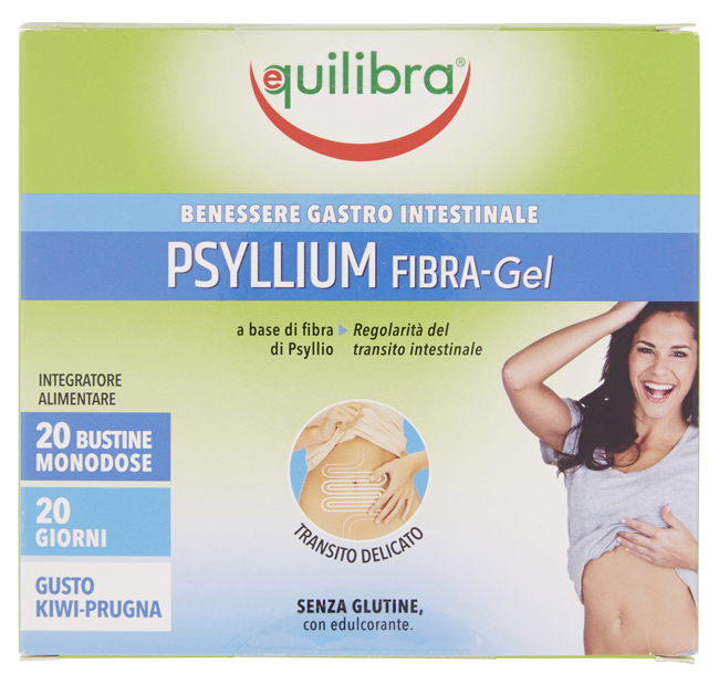 PSYLLIUM FIBRA GEL GUSTO KIWI PRUGNA 20 BUSTINE MONODOSE - FarmaLucia