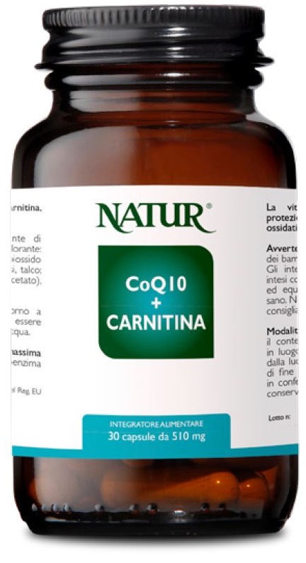 COQ10+CARNITINA 30 CAPSULE - FarmaLucia