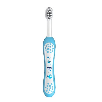 CHICCO SPAZZOLINO PRIMI DENTI DA LATTE AZZURRO 6-36 MESI - FarmaLucia