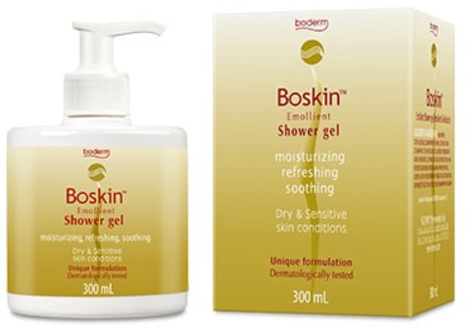 BOSKIN DOCCIA GEL EMOLLIENTE CUOIO CAPELLUTO E PELLE 300 ML - FarmaLucia