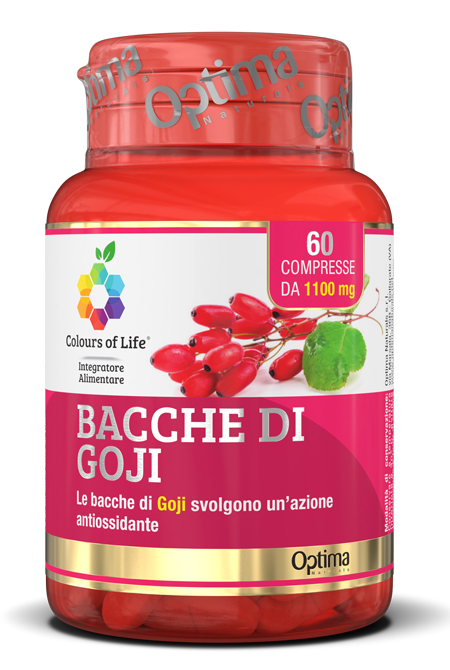 COLOURS OF LIFE BACCHE DI GOJI 60 COMPRESSE 1100 MG - FarmaLucia