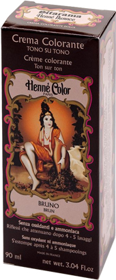 HENNE NUANCE BRUNO CREMA HENNE COLOR CREMA COLORANTE PRONTA ALL'USO - FarmaLucia