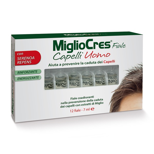 MIGLIOCRES FIALE CAPELLI UOMO 12 FIALE - FarmaLucia