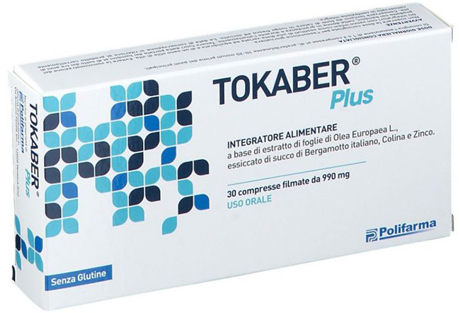 TOKABER PLUS 990MG 30 COMPRESSE - FarmaLucia
