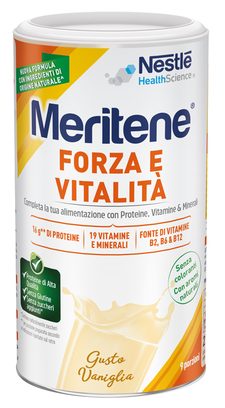MERITENE FORZA E VITALITA' VANIGLIA 270 G - FarmaLucia