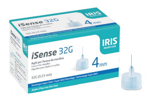 I SENSE AGO PER INSULINA GAUGE 32 4 MM 100 PEZZI - FarmaLucia