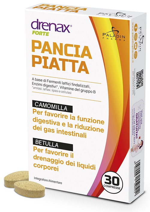 DRENAX FORTE PANCIA PIATTA 30 COMPRESSE - FarmaLucia