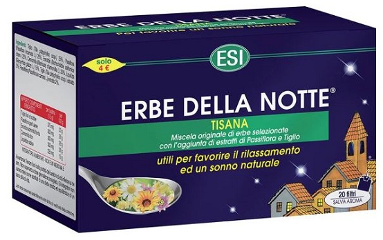 ESI ERBE DELLA NOTTE TISANA 20 FILTRI ASTUCCIO 40 G - FarmaLucia