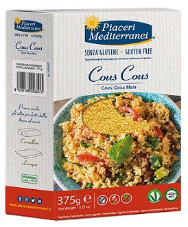 PIACERI MEDITERRANEI COUS COUS DI MAIS 375 G - FarmaLucia