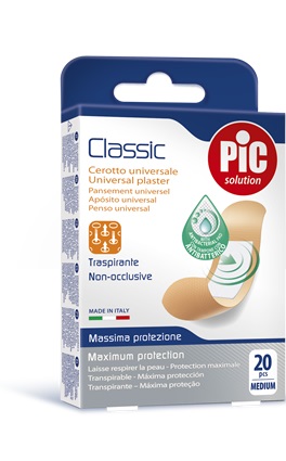 CEROTTO PIC CLASSIC 19X72 MM ANTIBATTERICO 20 PEZZI - FarmaLucia