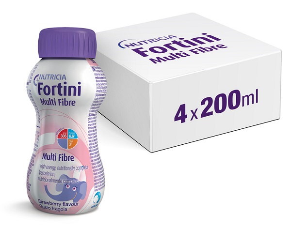 FORTINI MULTI FIBRE GUSTO FRAGOLA 200 ML - FarmaLucia