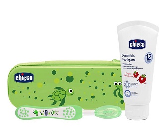 CHICCO SET DENTALE VERDE CON FLUORO - FarmaLucia