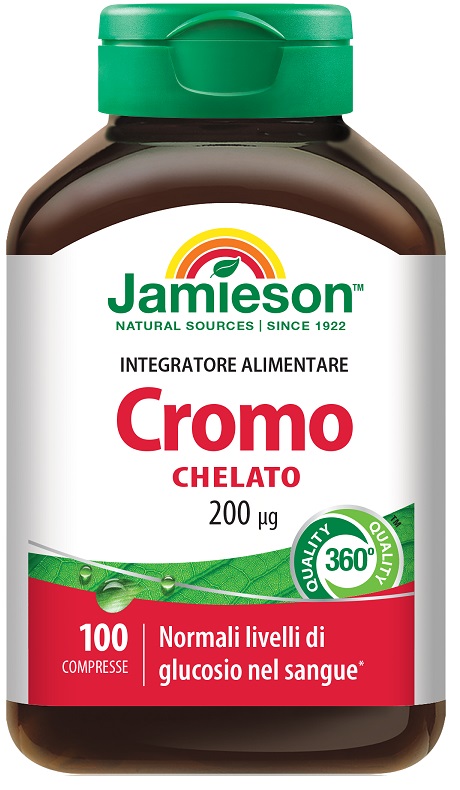 JAMIESON CROMO CHELATO 100 COMPRESSE - FarmaLucia