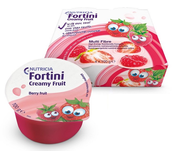 FORTINI CREAMY FRUIT MULTI FIBRE FRUTTI ROSSI 4X100 G - FarmaLucia
