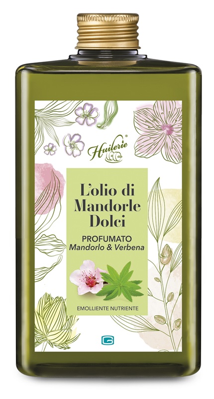 HUILERIE L'OLIO DI MANDORLE DOLCI PROFUMATO MANDORLO & VERBENA 300 ML - FarmaLucia