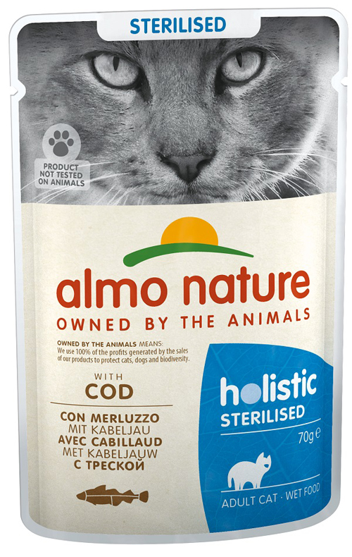 STERILISED MERLUZZO 70 G - FarmaLucia