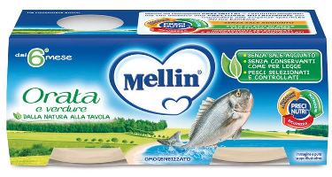 MELLIN OMOGENEIZZATO ORATA 2X80 G - FarmaLucia