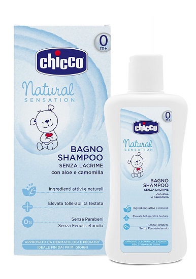 CHICCO BAGNO SHAMPOO NATURAL SENSATION 200 ML - FarmaLucia