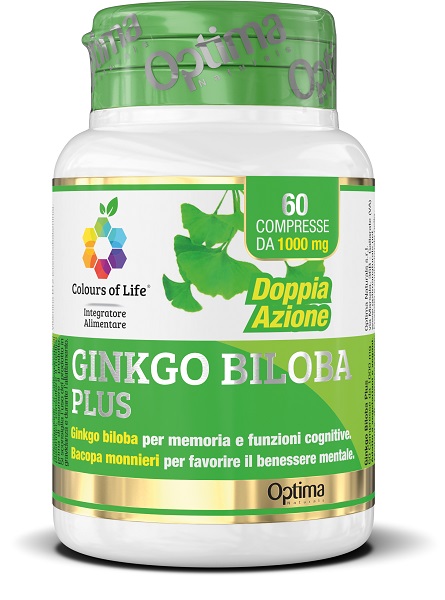COLORUS OF LIFE GINKGO BILOBA PLUS 60 COMPRESSE 1000 MG - FarmaLucia