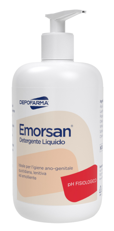 EMORSAN DETERGENTE LIQUIDO IGIENE ANO-GENITALE PH FISIOLOGICO 500 ML - FarmaLucia