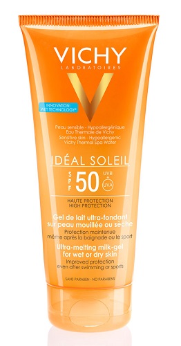 IDEAL SOLEIL GEL WET CORPO SPF50 200 ML - FarmaLucia