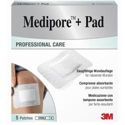 MEDICAZIONE MEDIPORE+PAD 10X20CM 5PEZZI - FarmaLucia