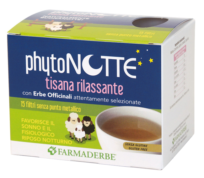 PHYTO NOTTE TISANA RILASSANTE 15 FILTRI DA 18 G - FarmaLucia