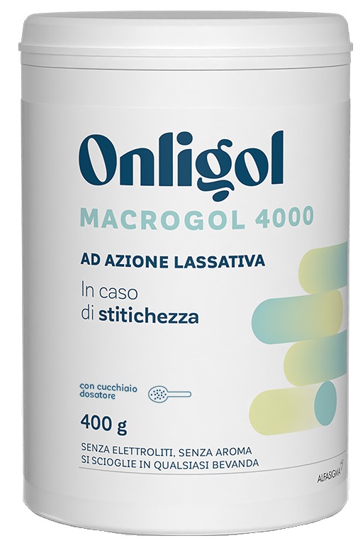 ONLIGOL MACROGOL 4000 400 G SENZA ZUCCHERO - FarmaLucia