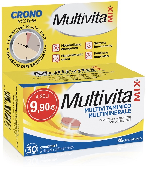 MULTIVITAMIX CRONO 30 COMPRESSE - FarmaLucia