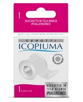 ICOPIUMA CEROTTO IN ROCCHETTO BIANCO CM 5X500 CM - FarmaLucia