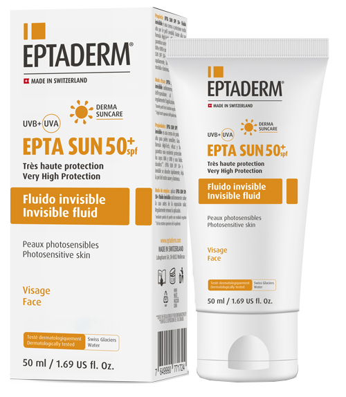 EPTA SUN SPF50+ FLUIDO INVISIBILE 50 ML - FarmaLucia