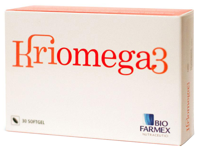 KRIOMEGA 3 30 CAPSULE SOFTGEL - FarmaLucia