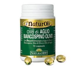 NATUROLI OLIO DI AGLIO BIANCOSPINO OLIVO 70 SOFTGEL - FarmaLucia