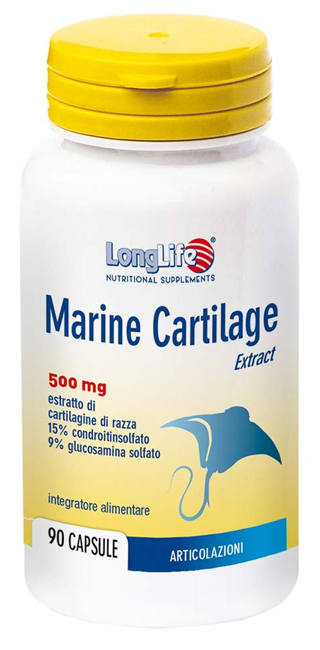 LONGLIFE MARINE CARTILAGE 90 CAPSULE DI GELATINA - FarmaLucia