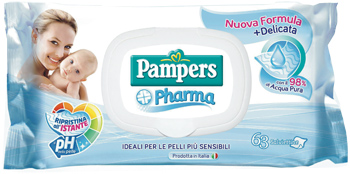 PAMPERS PHARMA SALVIETTE SENS 63 PEZZI - FarmaLucia