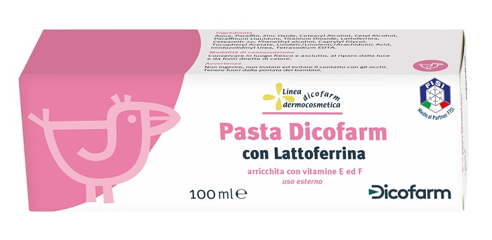 DICOFARM PASTA CON LATTOFERRINA PELLI DELICATE 100 ML - FarmaLucia