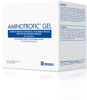 AMINOTROFIC GEL ALIMENTO DIETETICO A FINI MEDICI SPECIALI 20 BUSTINE 12 G - FarmaLucia